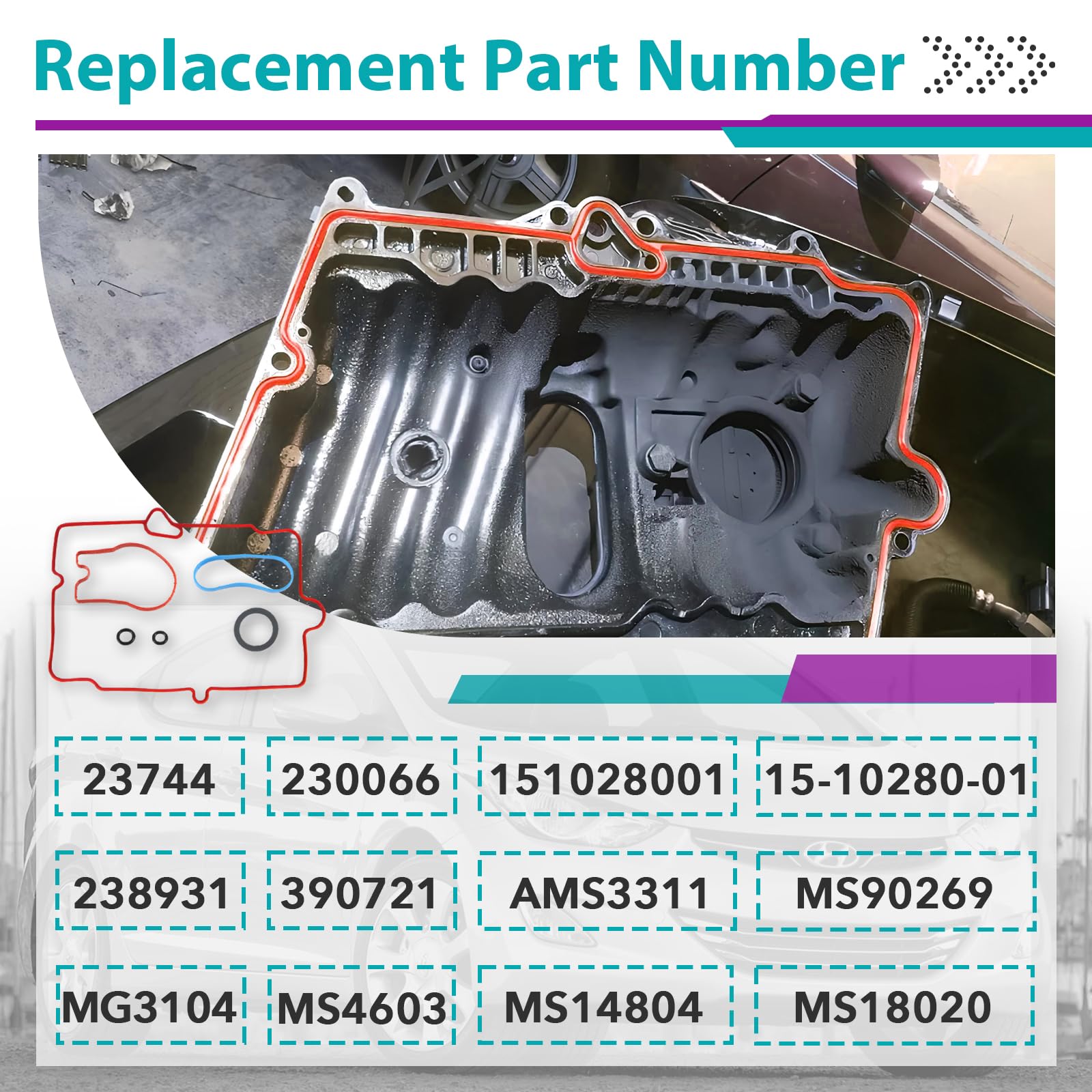 Joworthy MS90269 heat-resistant gaskets detail reduces fuel leaks potential.