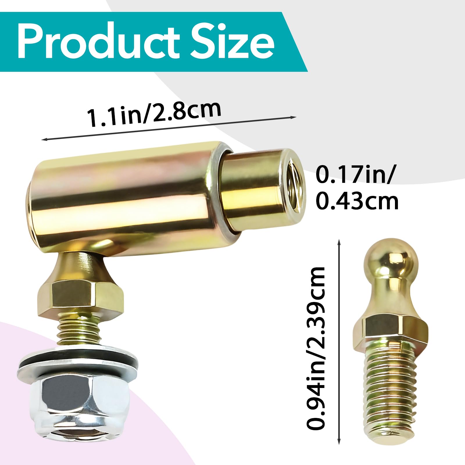 Joworthy small ball-head screw enables precise throttle fitting.