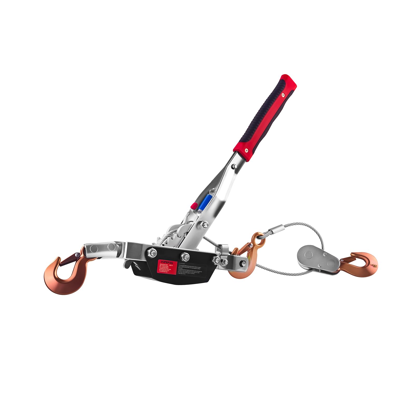 JOYANALL Come Along Winch three-hooks included offer versatile attachment options.