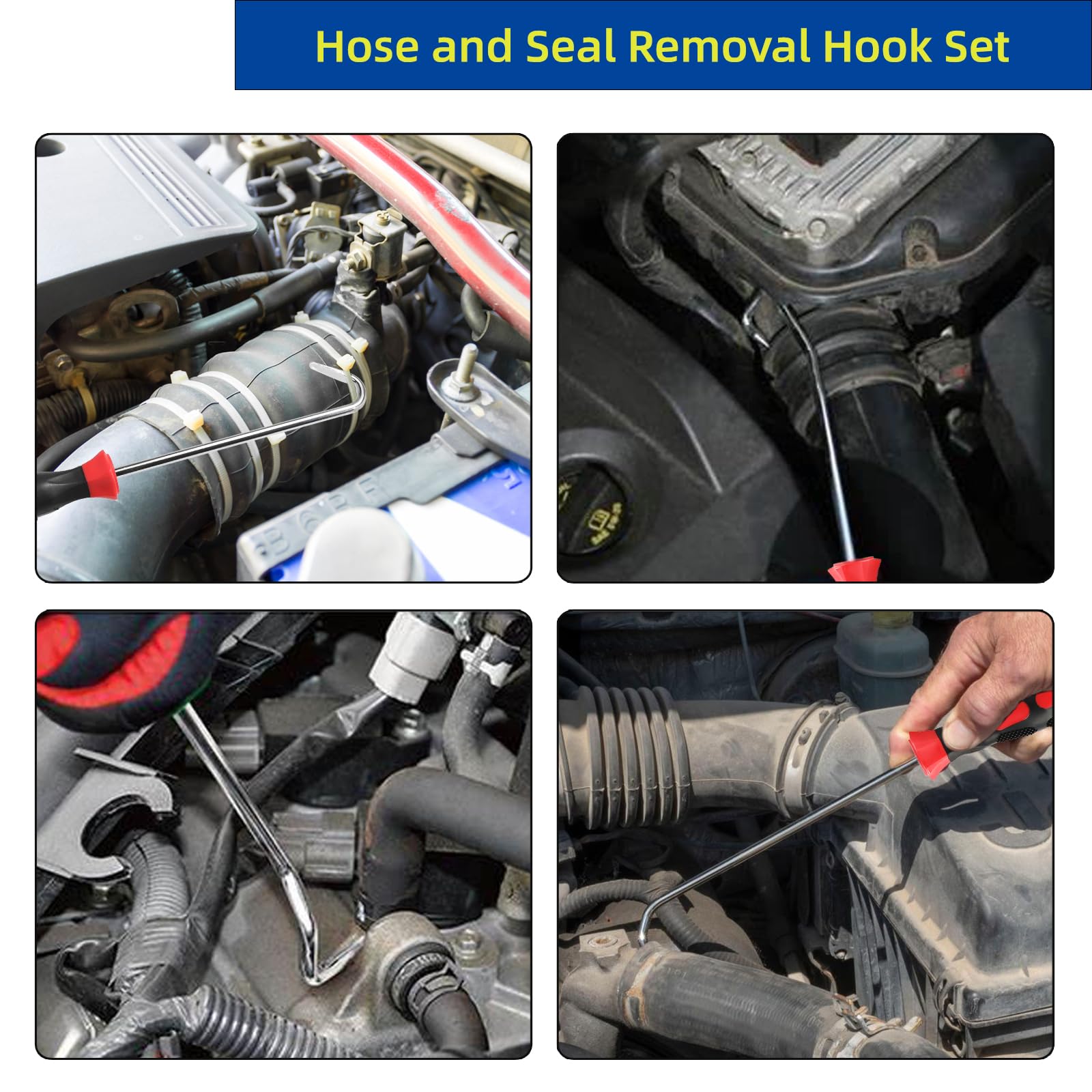 JOYFUL&HOPEFUL auto hose removal tool providing secure grip during hose removal tasks