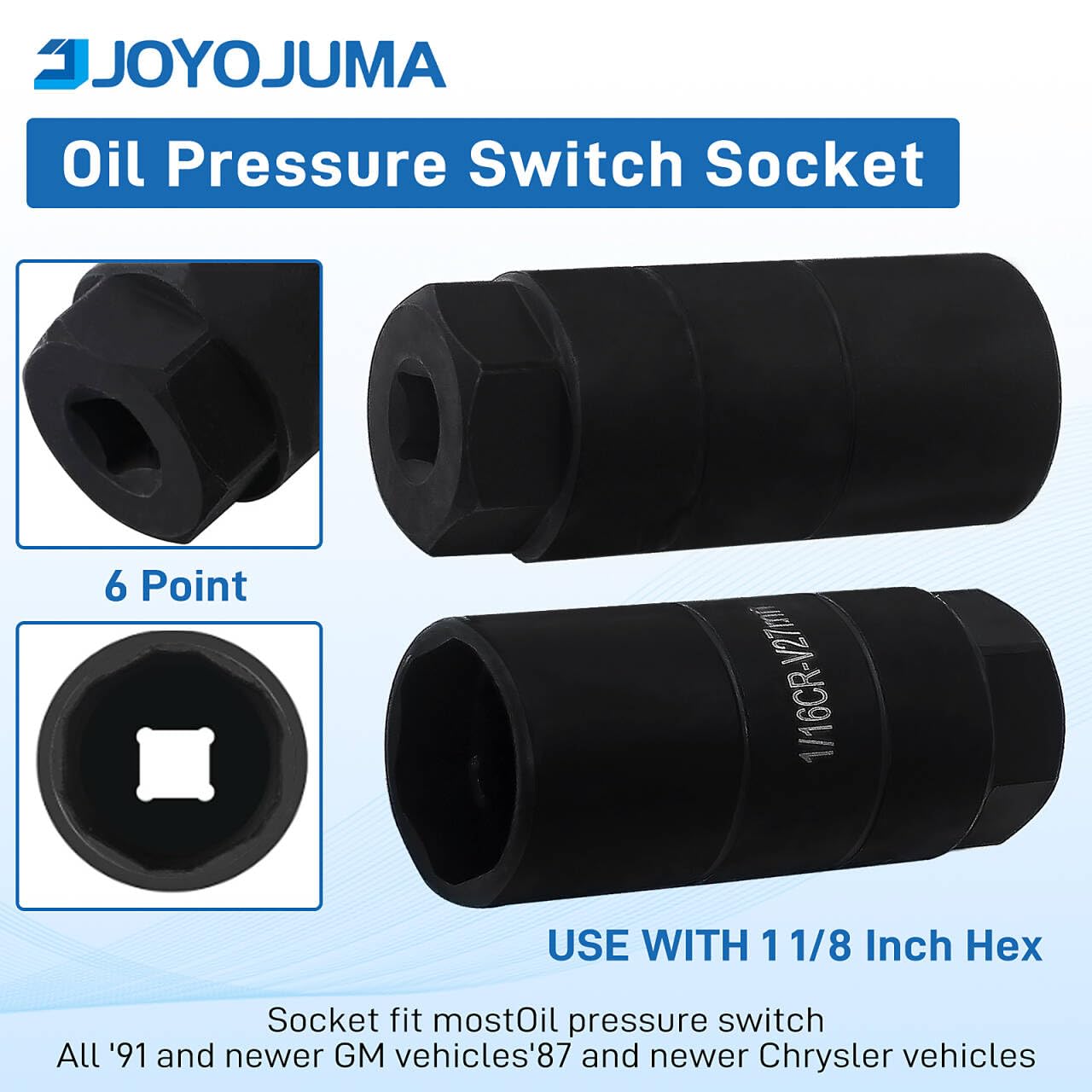 JOYOJUMA sensor in GMC Sierra engine compartment supports quick maintenance.