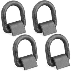 JOYOKYOPK 4-pack heavy-duty D-ring bracket closeup for secure trailer tie-downs.