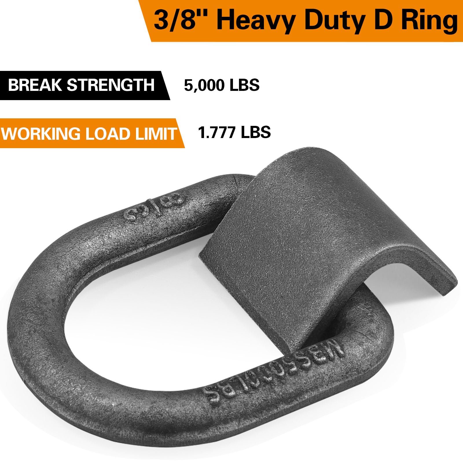 JOYOKYOPK D-ring on trailer for secure cargo attachment.