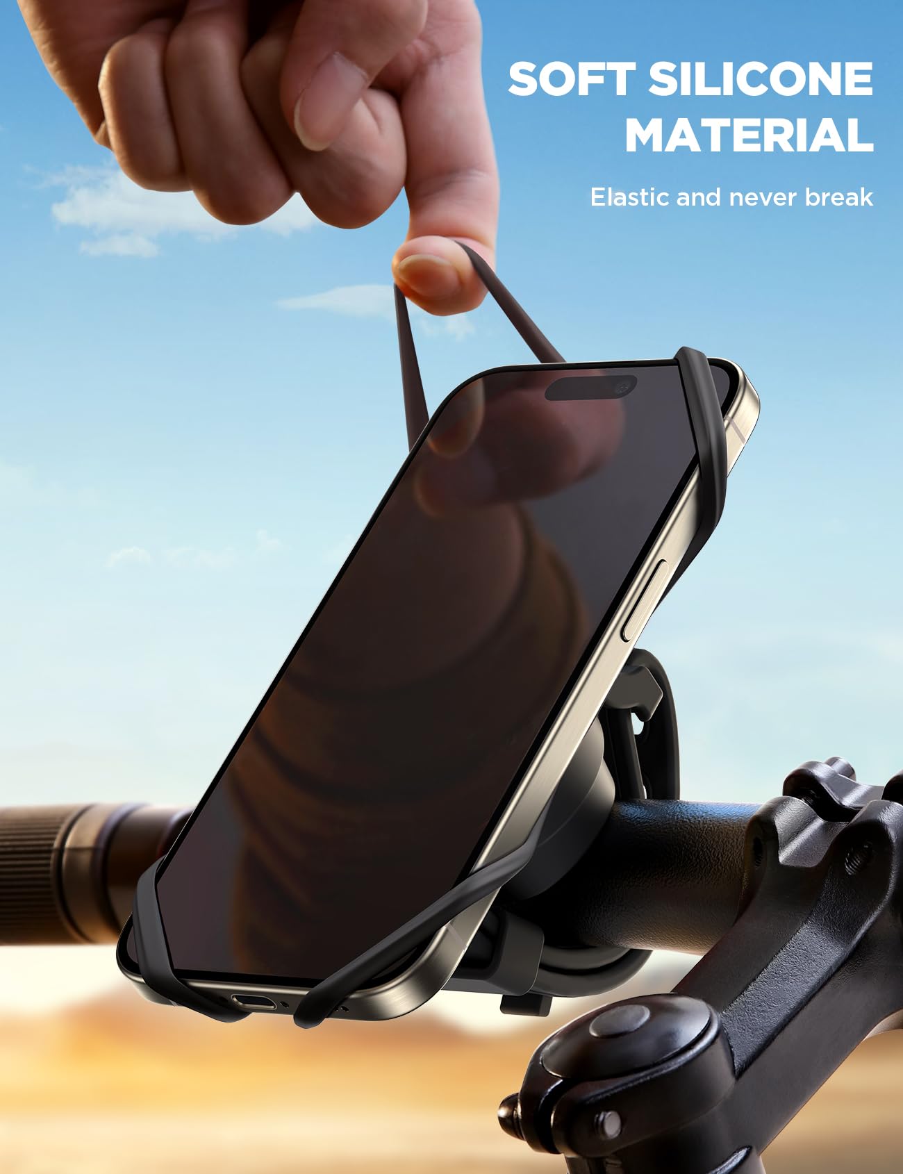 JOYROOM supports 7.2-inch phones, ideal for navigation while riding.