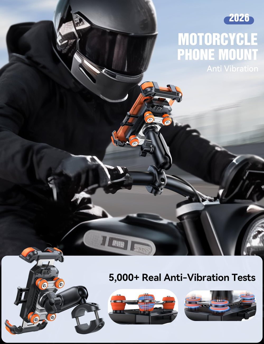 JOYROOM anti-theft-design adds security during stops and rides.