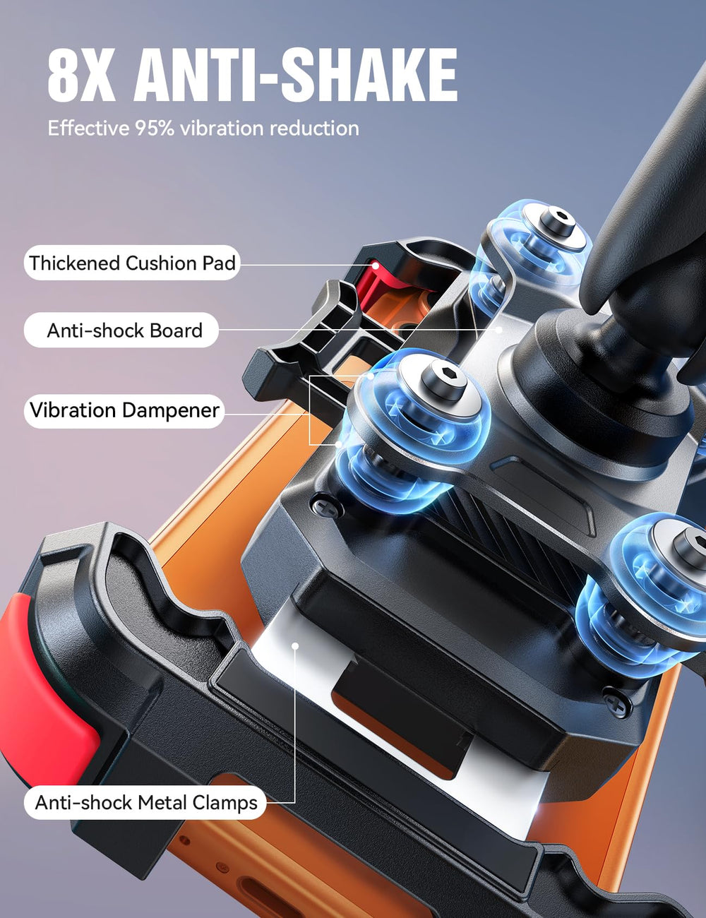 JOYROOM 720° arm rotation for flexible, optimal viewing