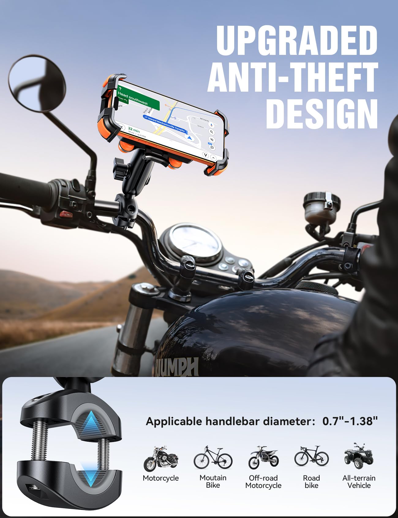 JOYROOM wide-compatibility fits 4.7-7-inch devices, even with thick cases.