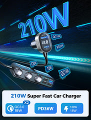 JOYROOM pd-qc3-0 fast charging port powering phones on the road