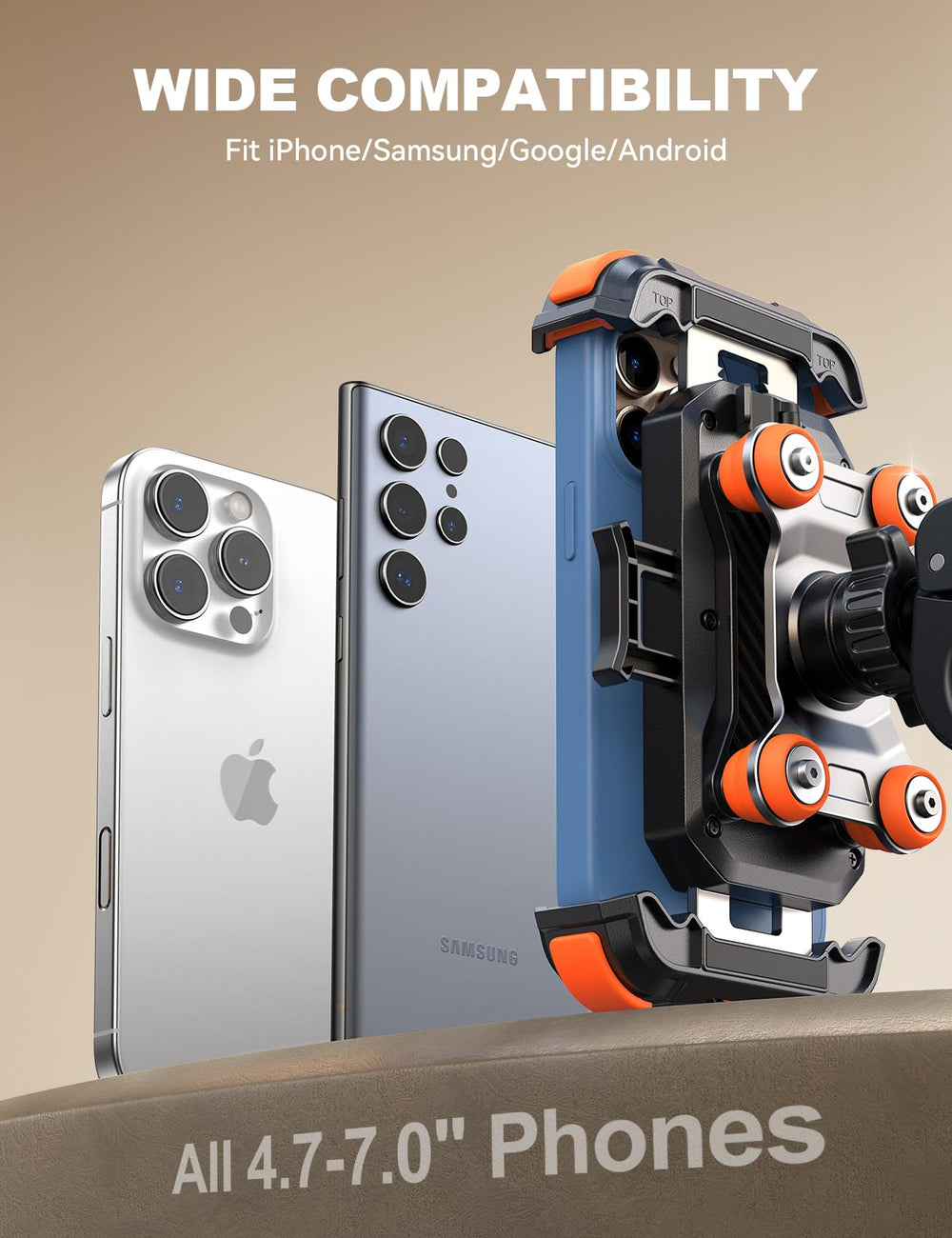 JOYROOM quick-release clamp enables one-handed mounting and removal