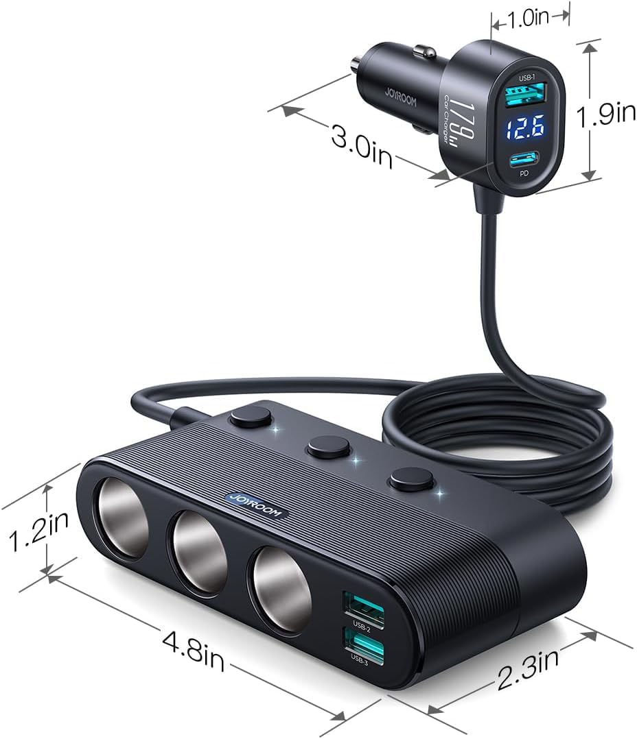 JOYROOM safety protections include replaceable fuses and smart current distribution