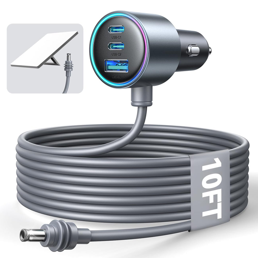 JOYROOM Starlink Mini Car Adapter front view for steady in-car internet power.