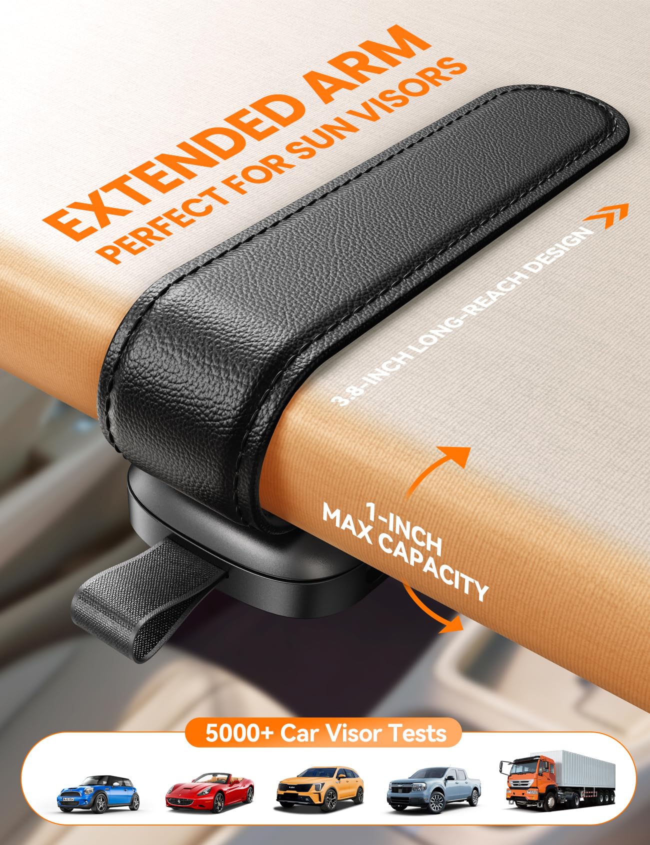 JOYROOM compact design fits slim visors without obstruction.
