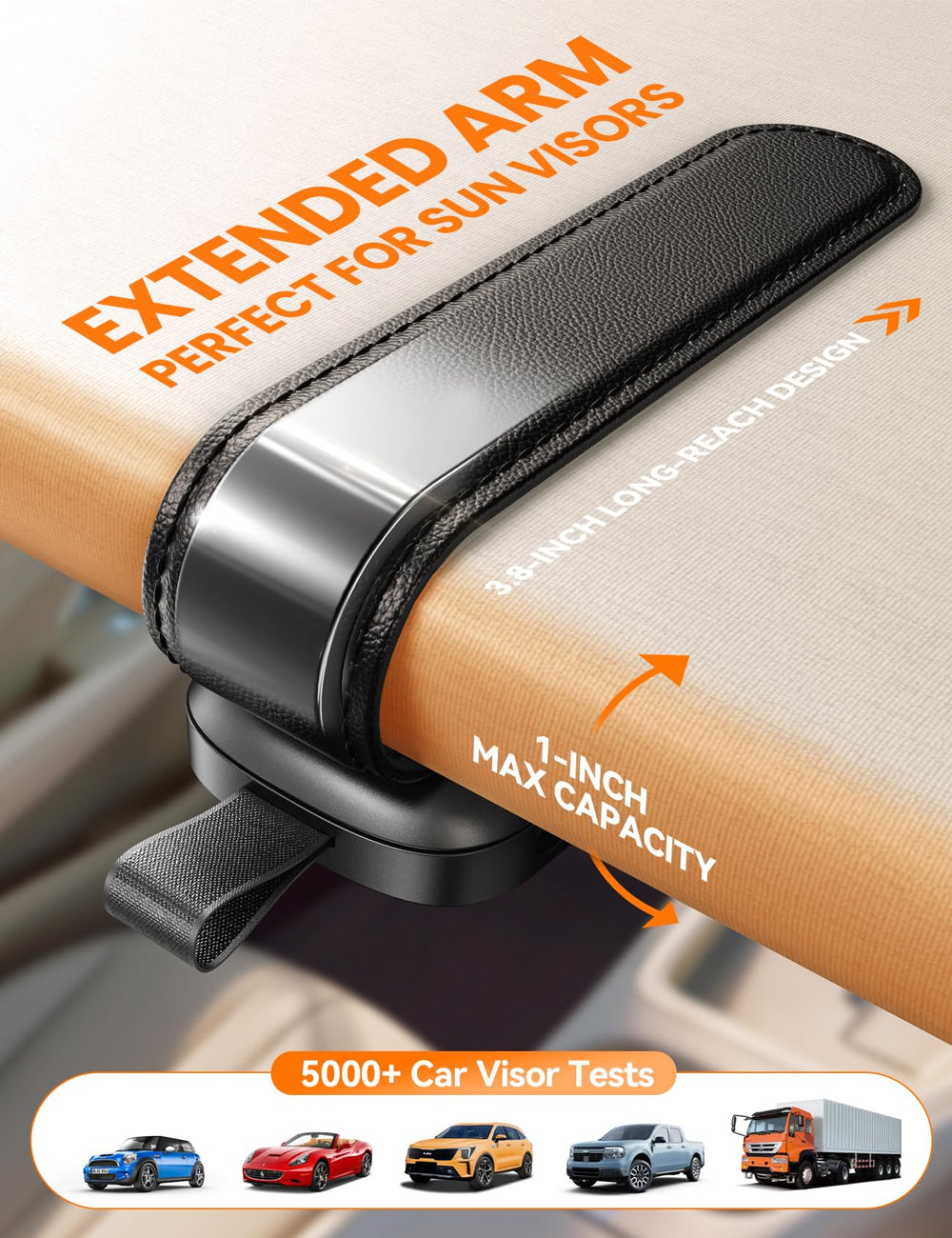 JOYROOM easy-install visor holder clips onto visor in seconds