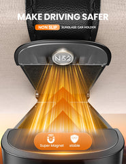 JOYROOM sunglasses holder with strong N52 magnet hold