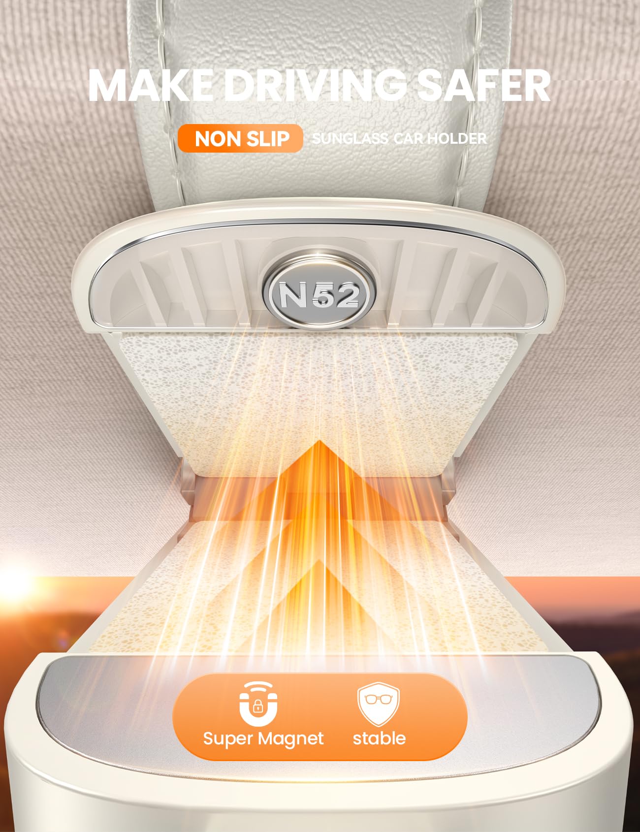 JOYROOM universal fit visor holder works with any car sun visor.