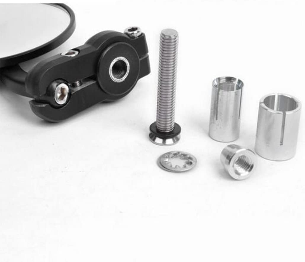 JoySee folding handlebar end mirror adjusts for precise angle.