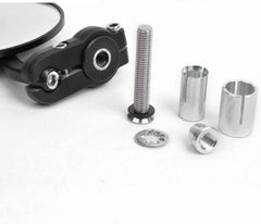 JoySee folding handlebar end mirror adjusts for precise angle.
