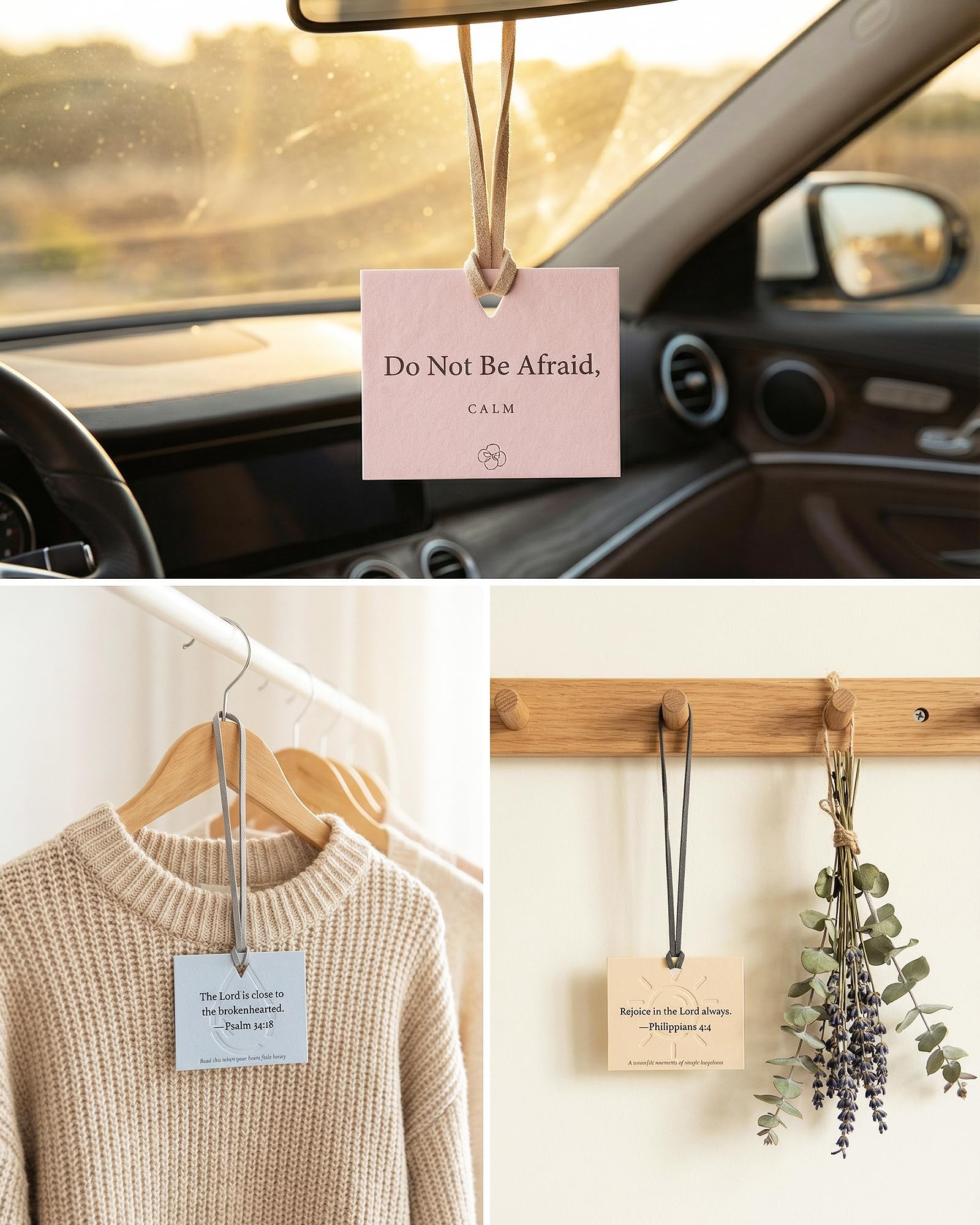 Joytezz calming-themed cards for a peaceful on-the-go drive
