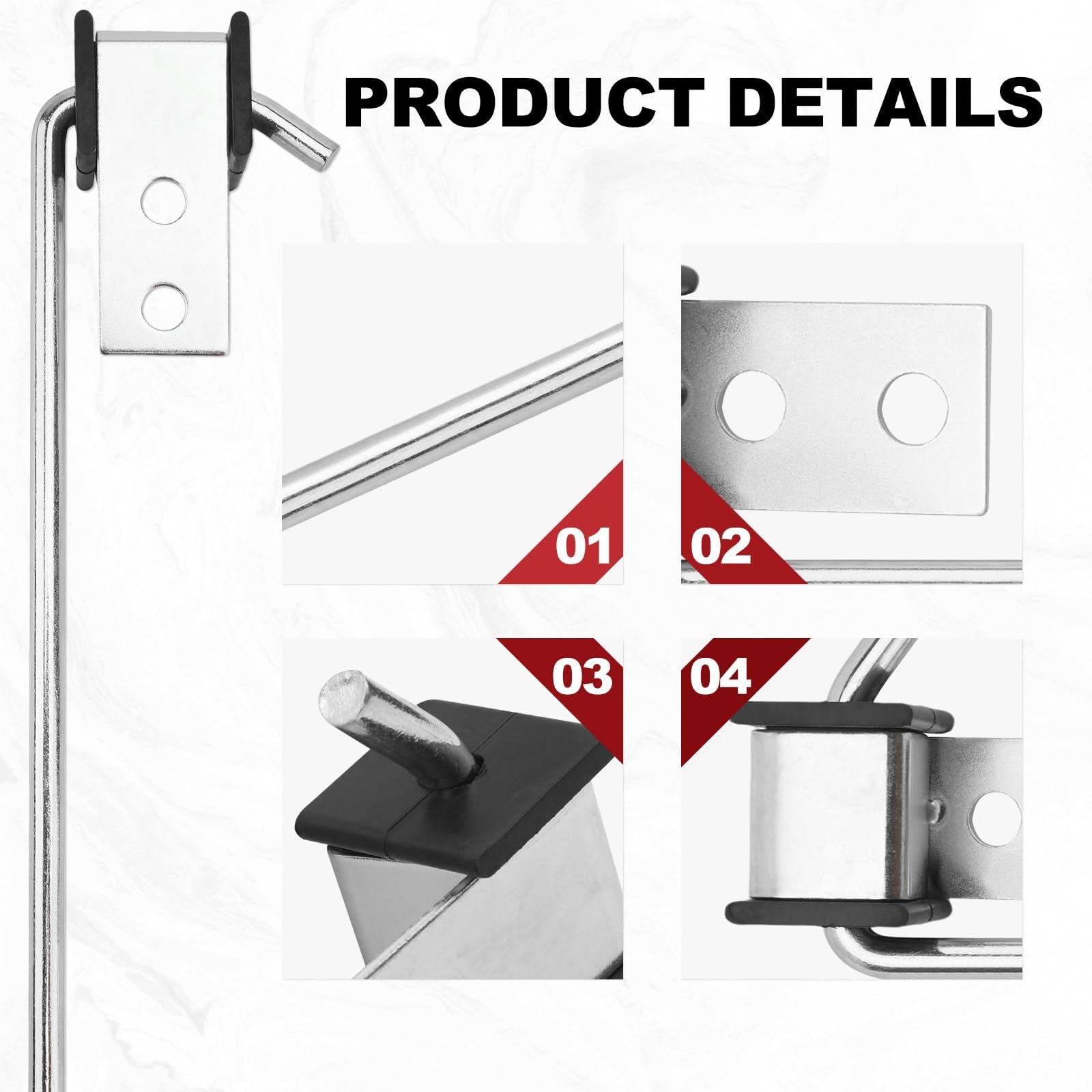 Joytrace 3/8 inch rod close-up showing durable, stable mounting