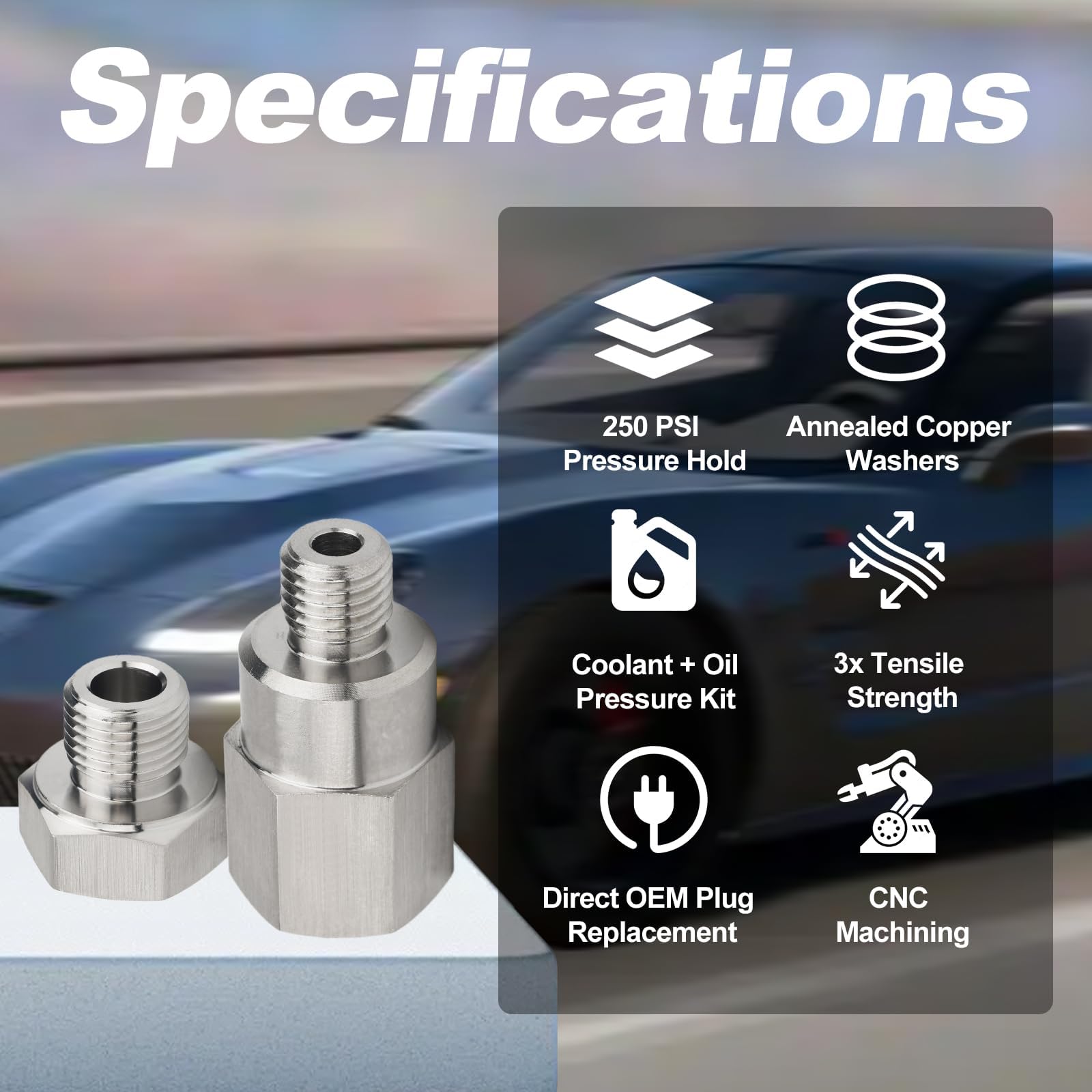Joytrace installation step showing hand-tightening with copper washers