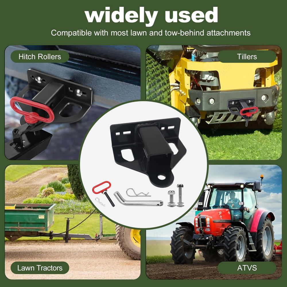 Joytrace reinforced bolt-on mounting with laser-cut slots reduces wobble during towing.