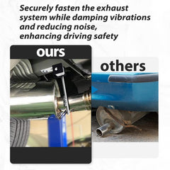 Joytrace weld-on heavy-duty bracket demonstrates secure exhaust support