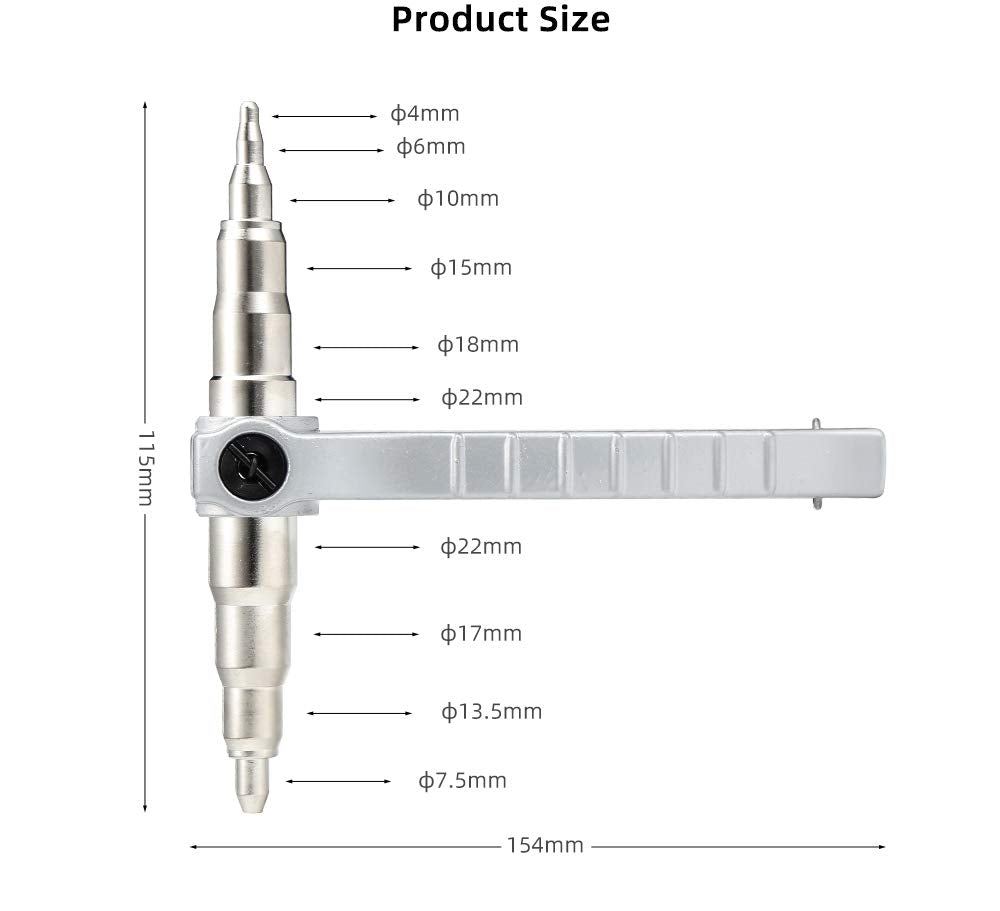 JoyTube 15mm expansion suits common refrigeration lines.