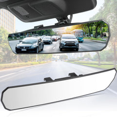 JOYTUTUS 15-inch panorama rear view mirror with wide field of view for safer parking