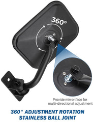 JOYTUTUS 8-inch wide-field mirror provides clear rear visibility