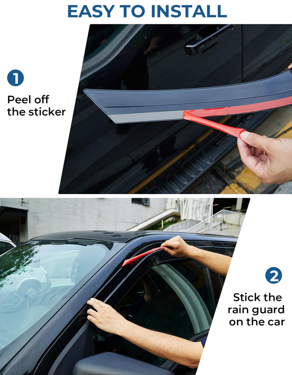Joytutus acrylic vent visor closeup emphasizes durability and seamless edge design