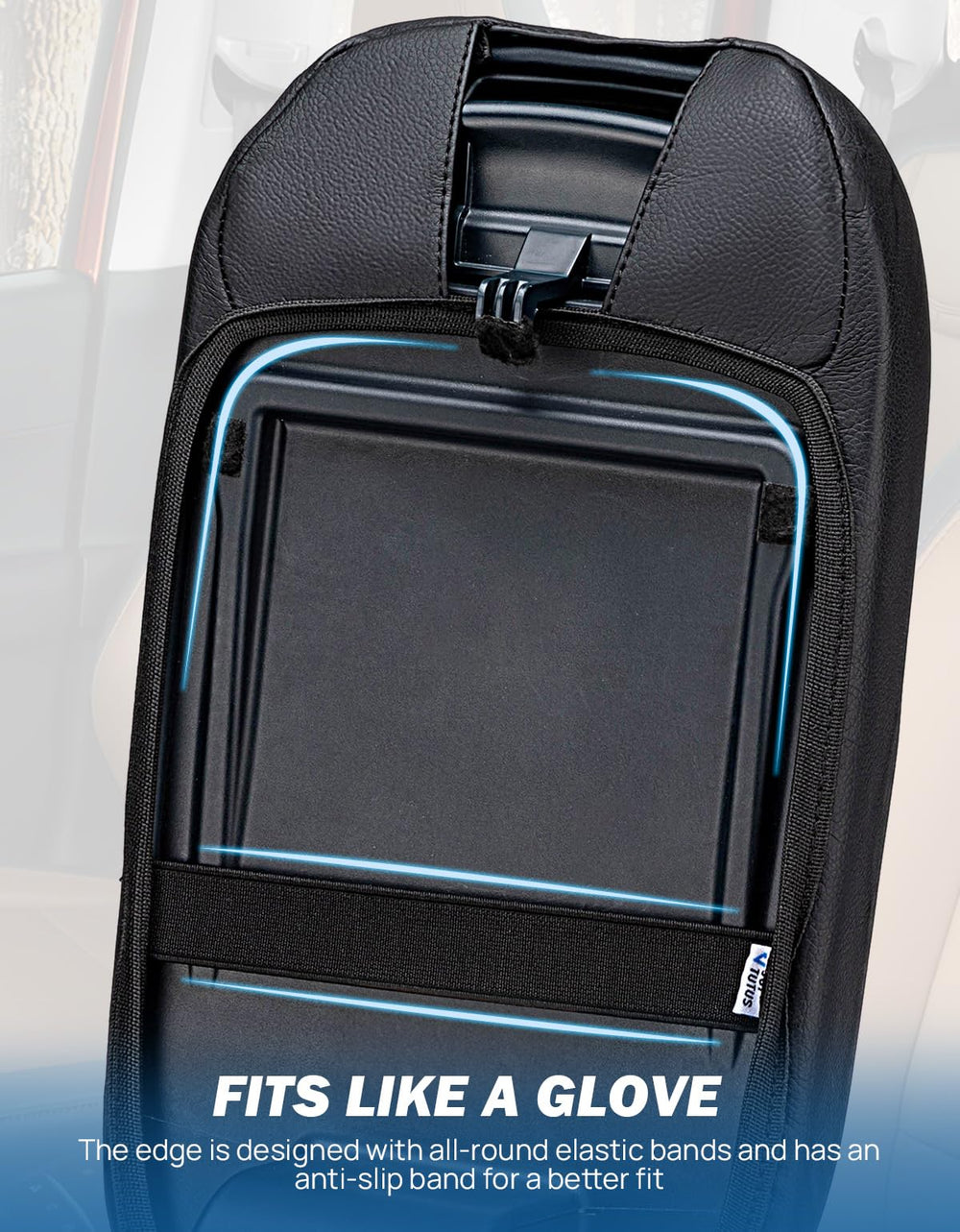 JOYTUTUS anti-slip elastic band detail prevents shifting during rides.