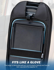 JOYTUTUS anti-slip elastic band detail prevents shifting during rides.