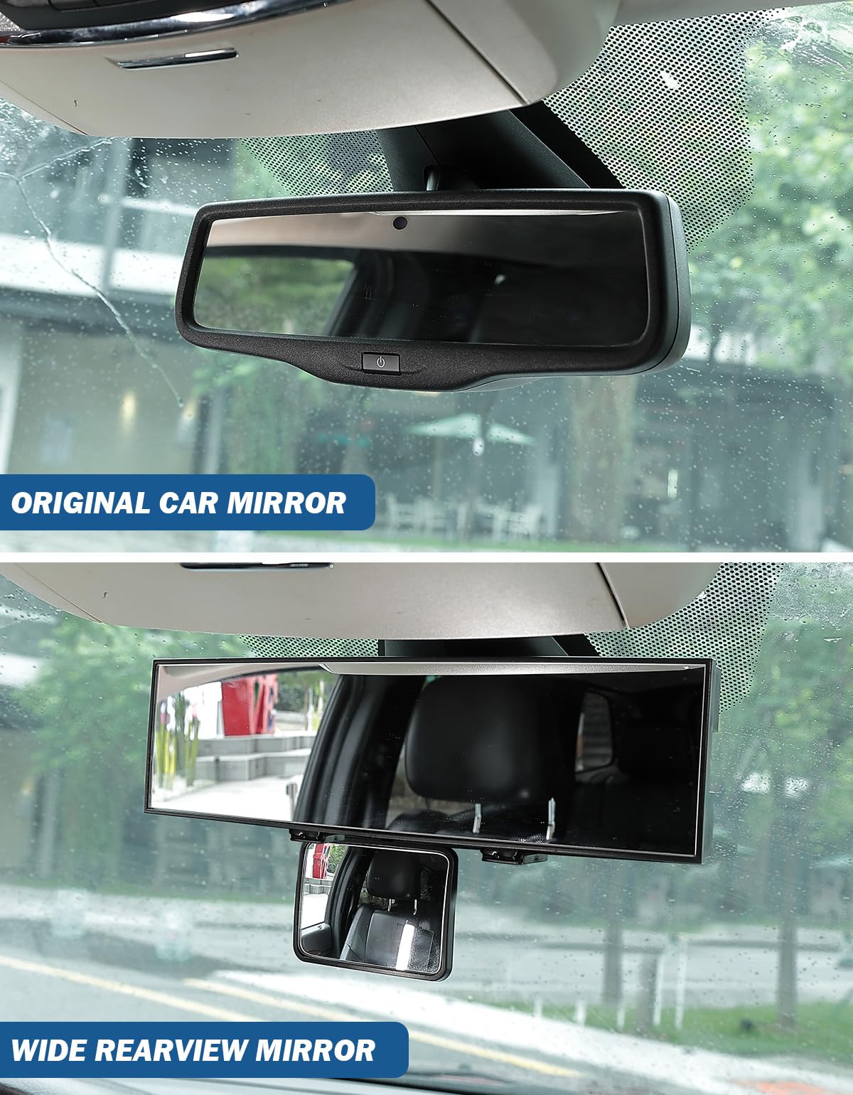 JOYTUTUS baby mirror detaches for quick backseat monitoring while driving