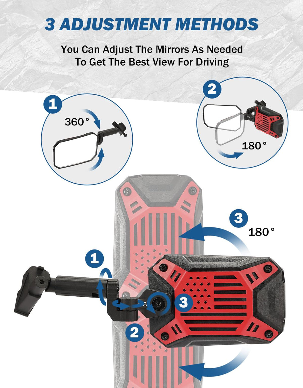 JOYTUTUS break-away function helps prevent damage during off-road adventures