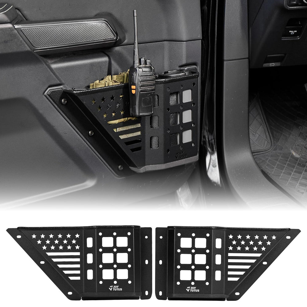 JOYTUTUS bronco front door pocket assembly keeps essentials within easy reach.