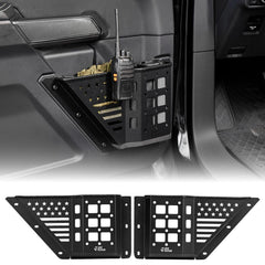 JOYTUTUS bronco front door pocket assembly keeps essentials within easy reach.