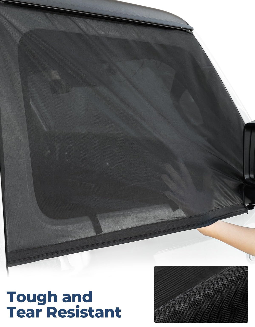 JOYTUTUS camping-friendly-side-window-shade supports airflow during outdoor trips.