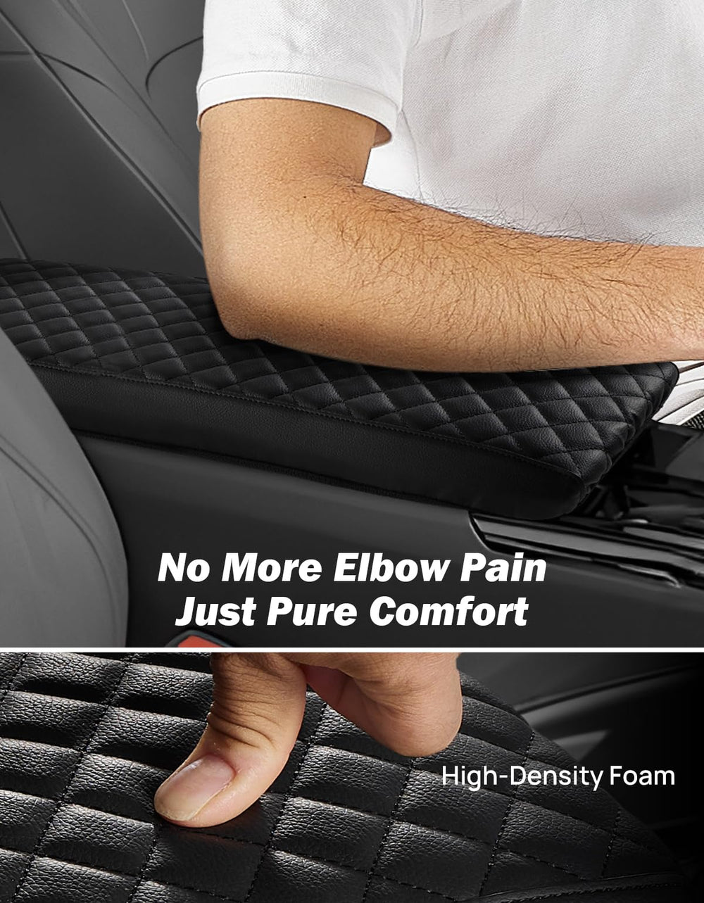 JOYTUTUS Camry center console cover side fit keeps edges protected