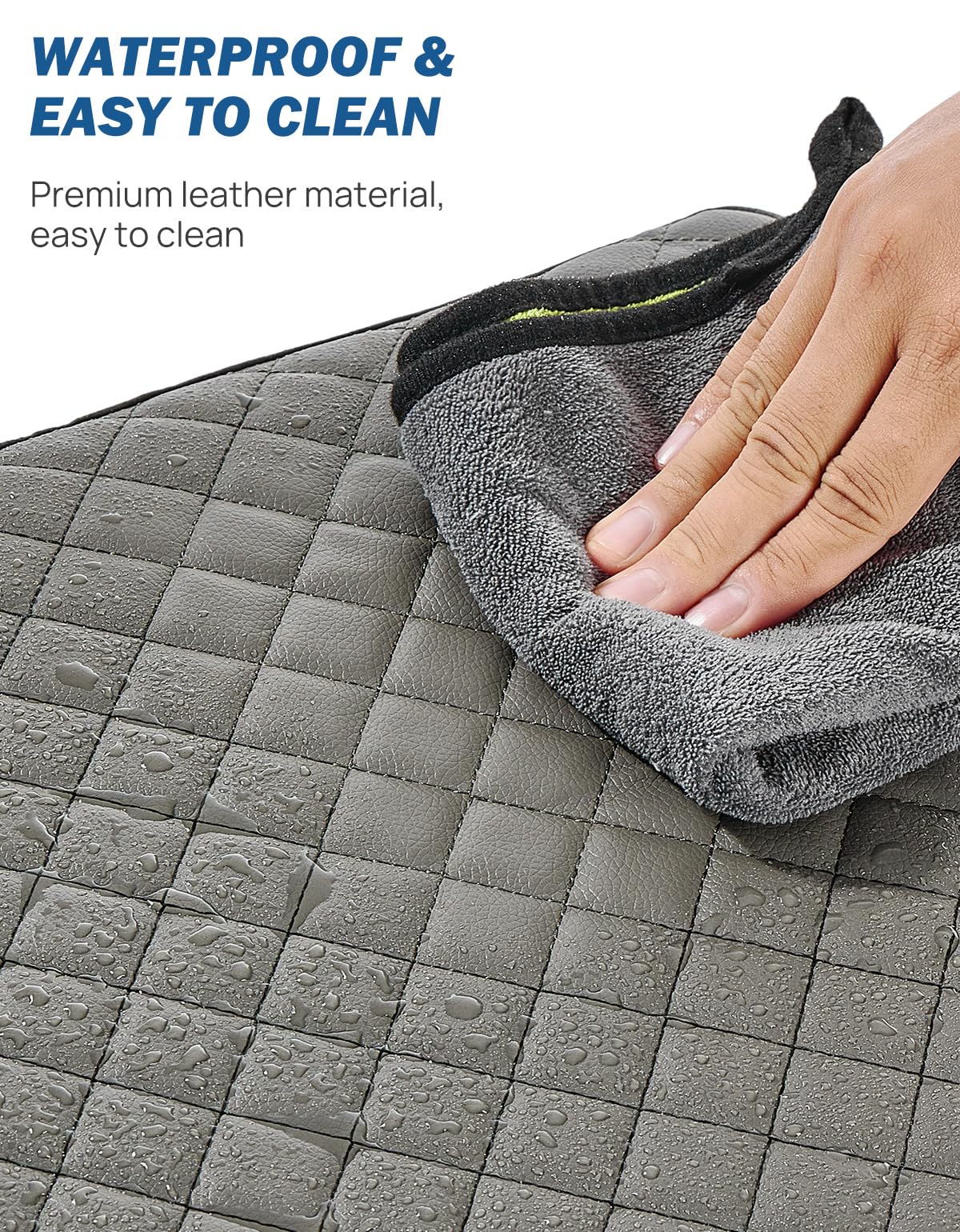 JOYTUTUS anti-slip edge bands prevent movement while driving.