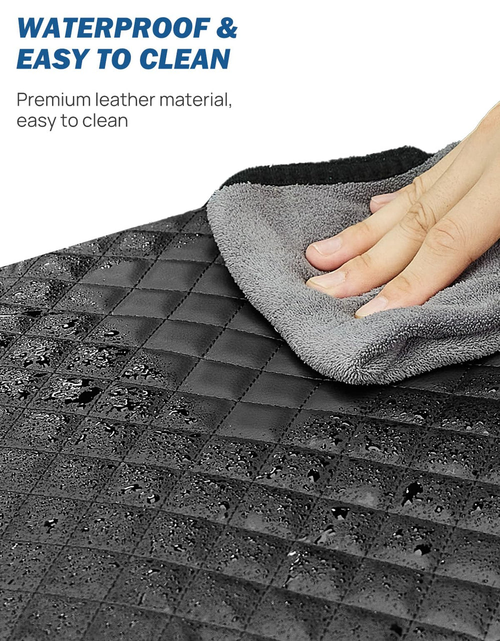 Joytutus easy-clean material wipes clean quickly, keeping the interior fresh.