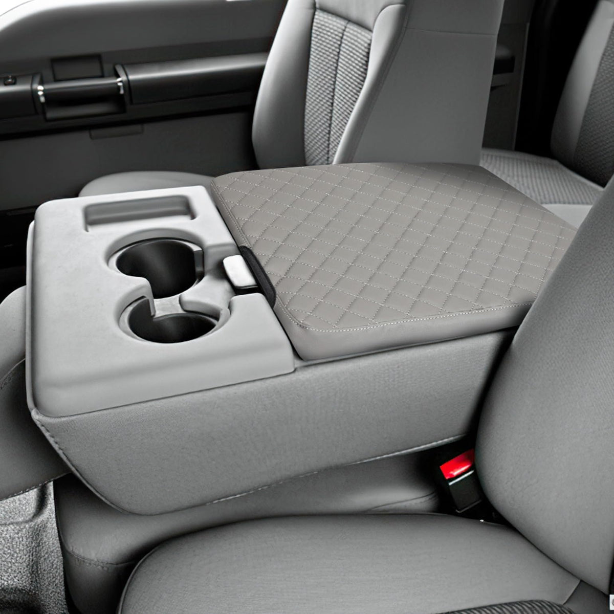 JOYTUTUS center console cover for Ford trucks with snug fit and scratch protection.