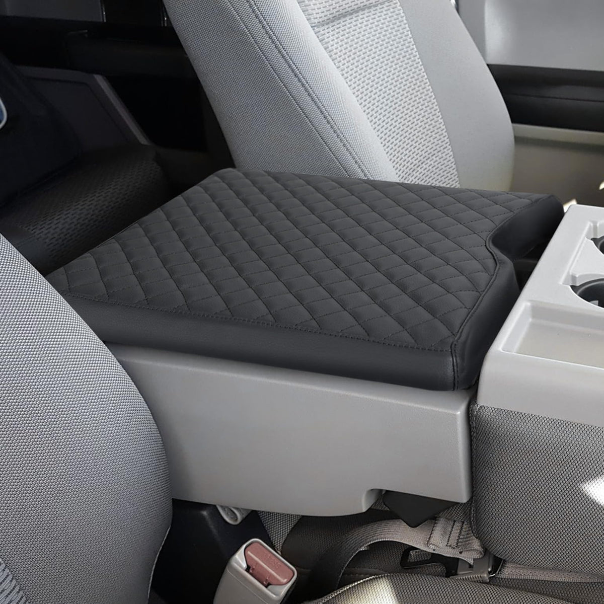 Joytutus center console cover for Ford F-150 protects the top from scratches.