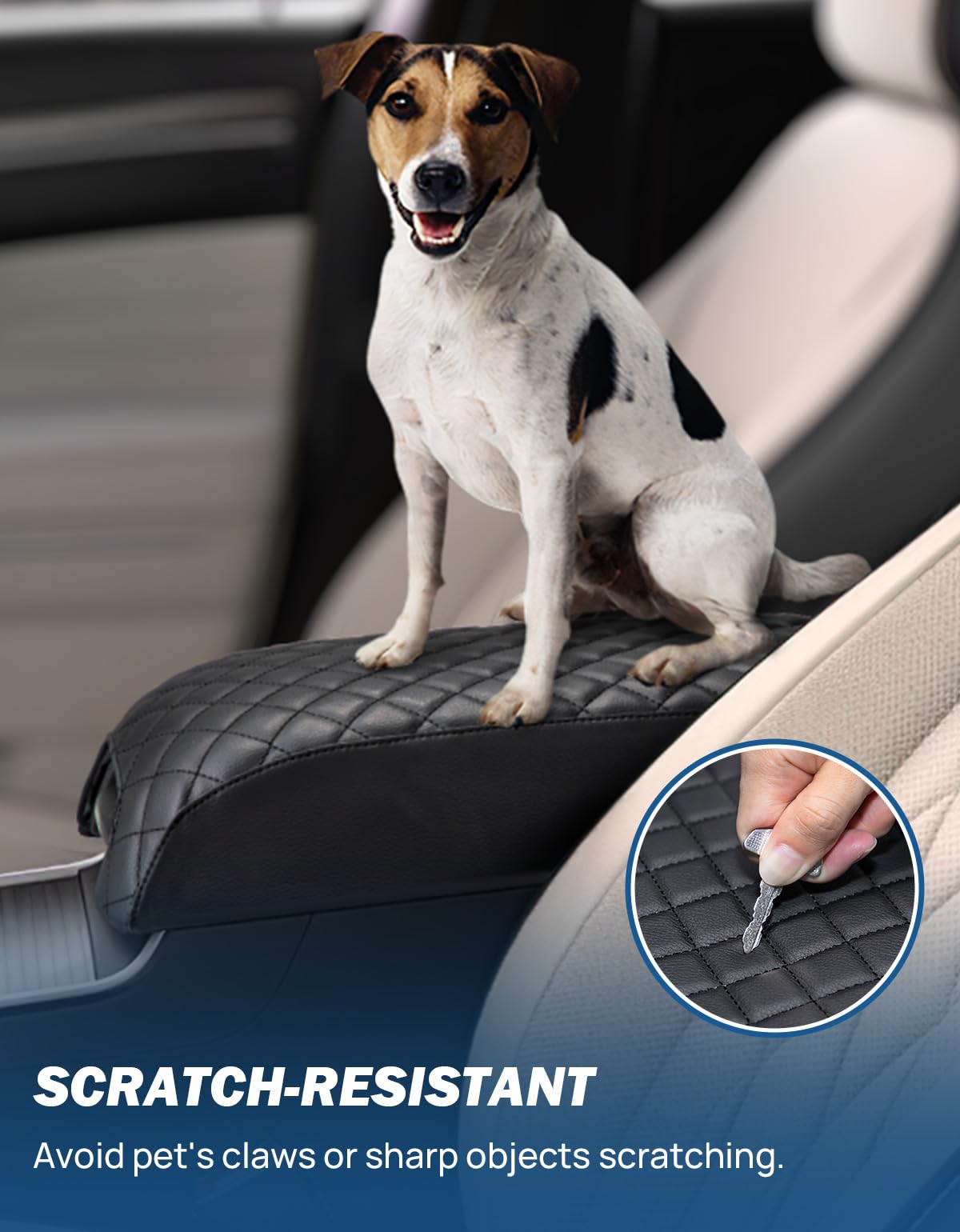JOYTUTUS full-protection coverage guards the armrest against scratches and spills