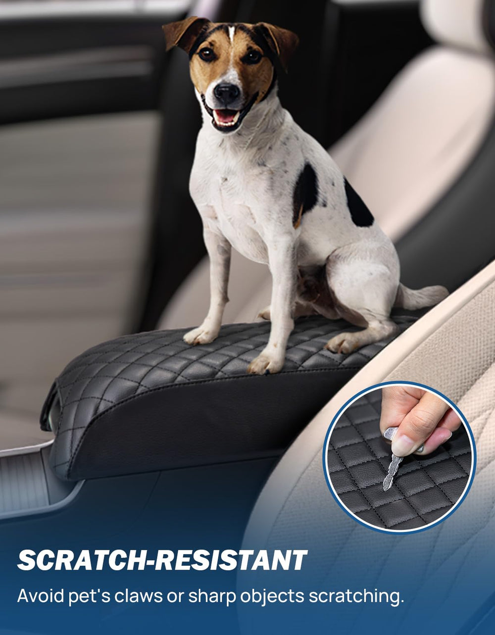 JOYTUTUS full-protection coverage guards the armrest against scratches and spills