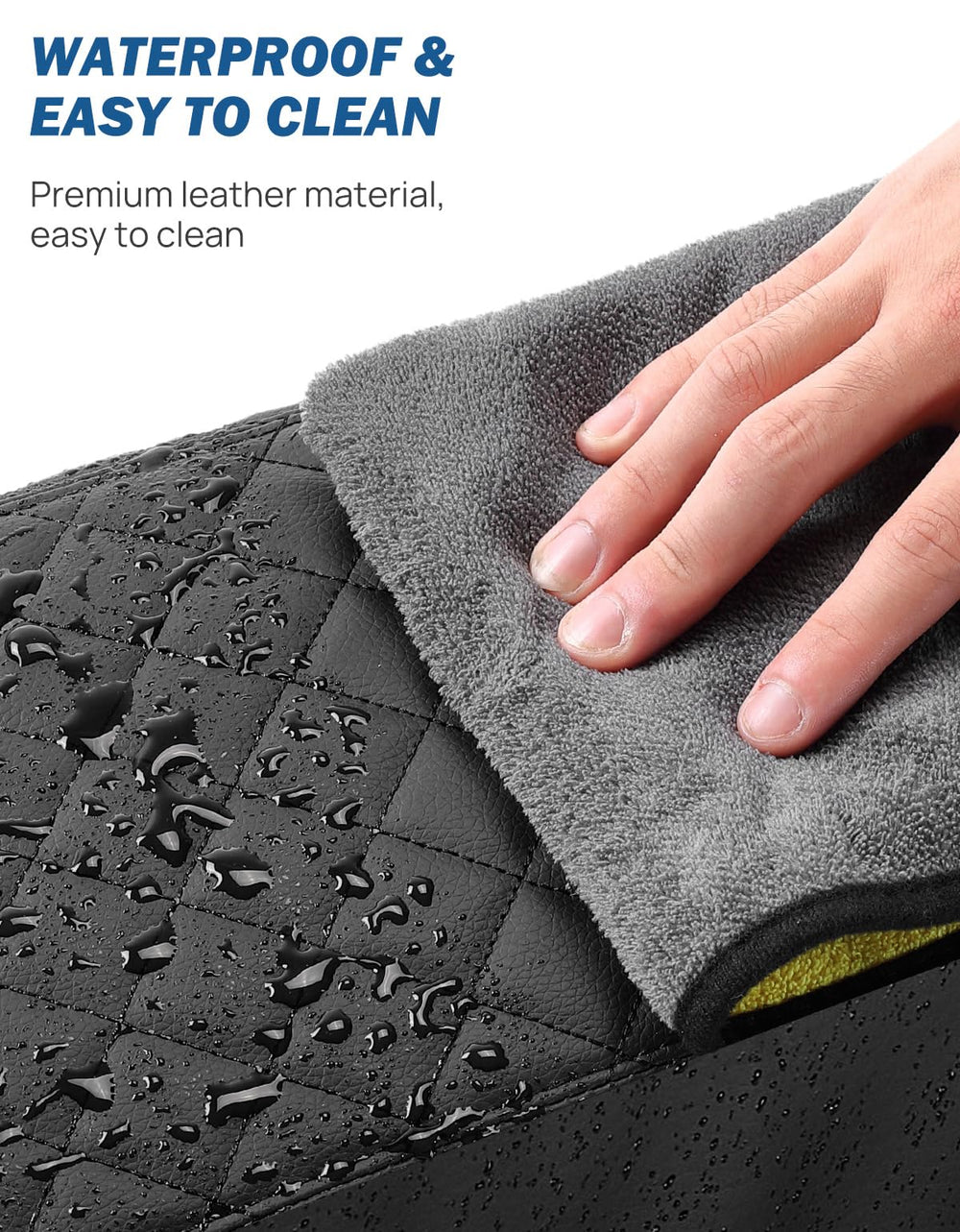 JOYTUTUS center console cover tool-free installation for quick upgrade