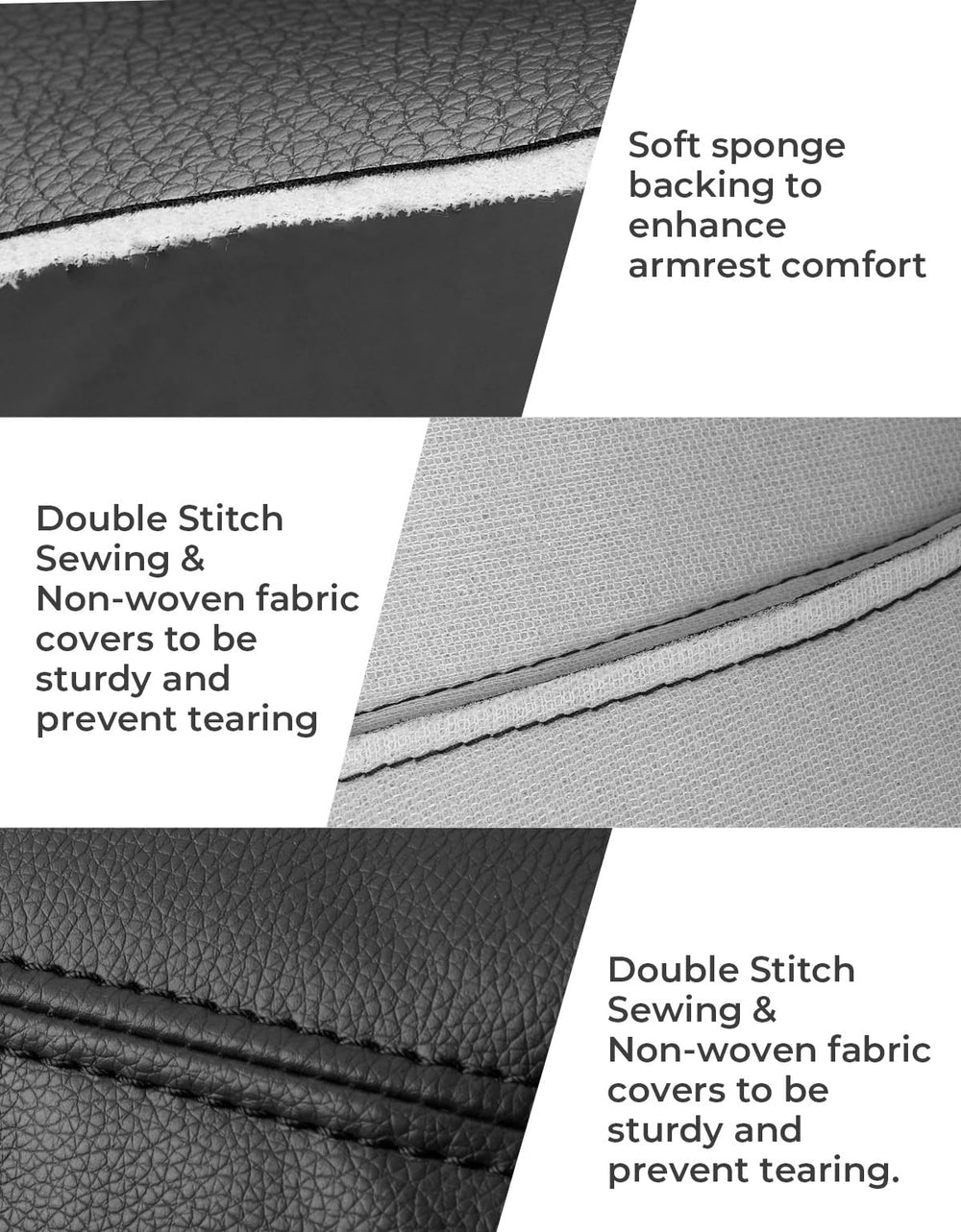 Joytutus center console cover demonstrates a non-slip fixture for stability.