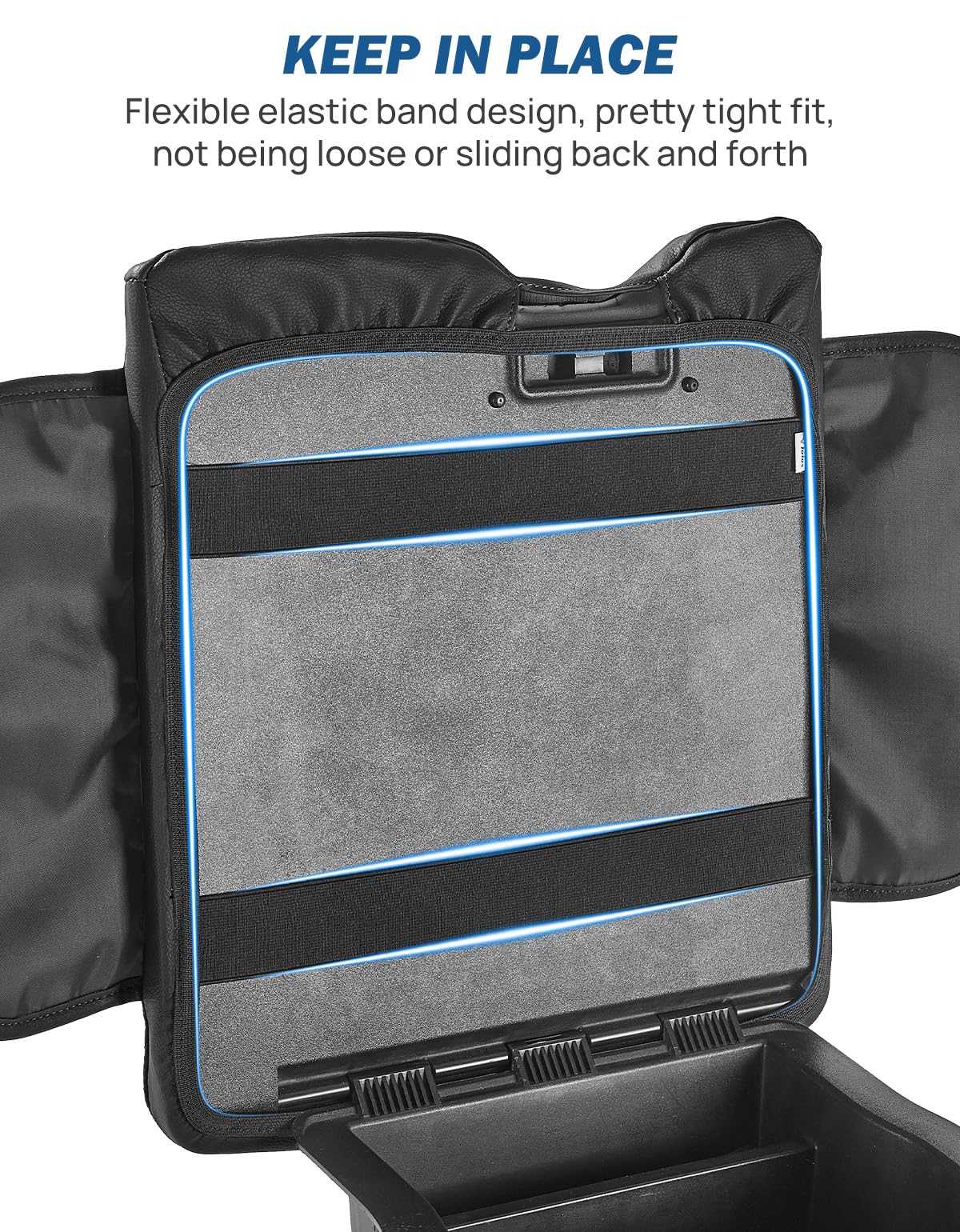 JOYTUTUS vegan leather cover resists scratches on the console surface