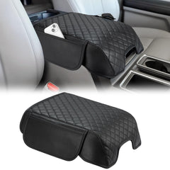 JOYTUTUS center console cover with side pockets keeps essentials organized during daily drives