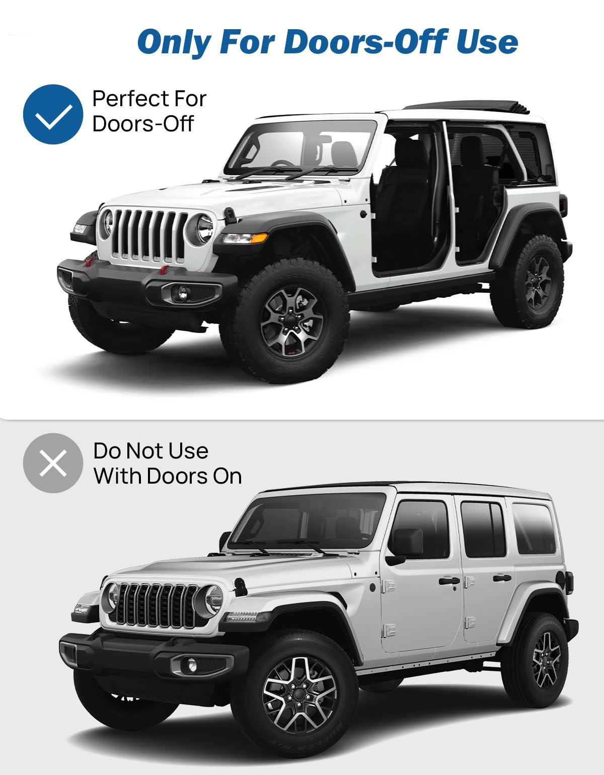 JOYTUTUS complete mirrors kit ready for your off-road setup