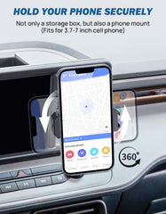 360-degree rotatable JOYTUTUS phone holder ready for portrait or landscape use